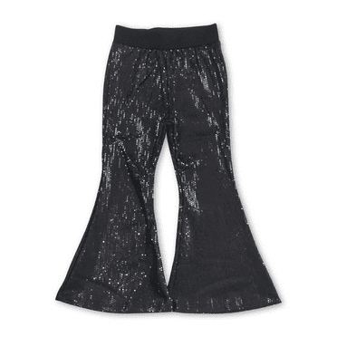 YAWOO Little Gilrs Sequins Fashion Kids Flared Pants Size 6M-16Years