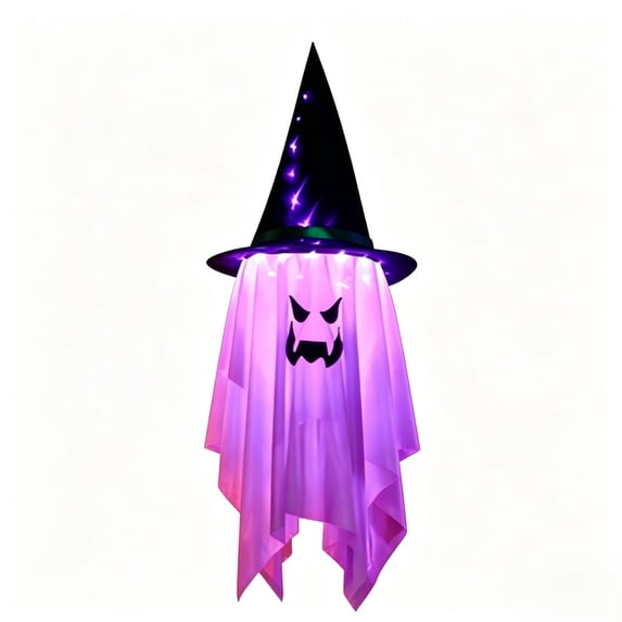 YAWUBT 1Pcs Halloween Decorations, Halloween Pumpkin Decorations, Hanging Pumpkin Witch Hats Ornaments for Home Garden Yard Party