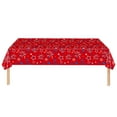 thumbnail image 1 of YAWUBT American Patriotic Plastic Tablecloth - Stars and Fireworks Design, Disposable Rectangle Table Cover for 4th of July, Memorial Day, Veterans Day, Indoor Outdoor Decoration, 1 of 5
