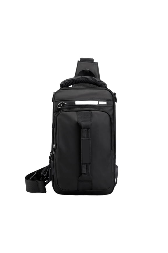 Anti Theft Crossbody Backpack Shoulder Sling Bag Men Women One Strap Motorcycle Messenger Bag Daypack for Cycling