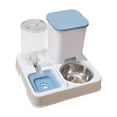 thumbnail image 1 of YAWUBT Automatic Cat Food and Water Dispenser Set 2 in 1, All-in-One Gravity Pet Feeder Cat Food Bowl Travel Auto Supply Feeder and Water Dispenser for Small Medium Cats Dogs, 1 of 4