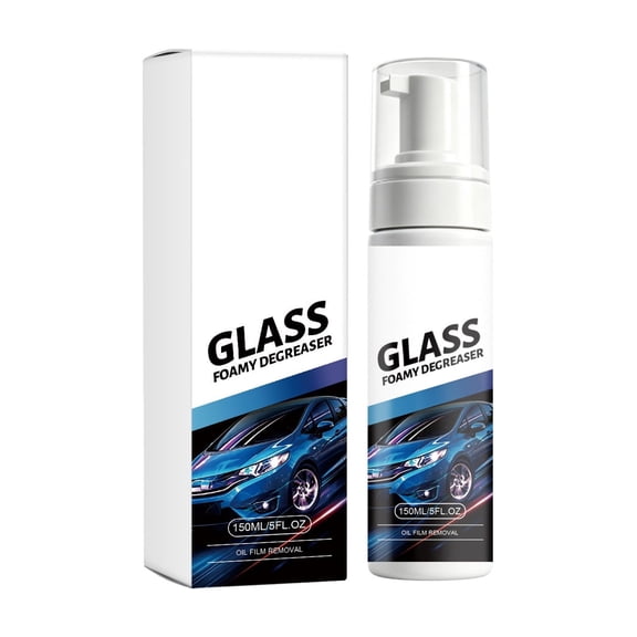 YAWUBT Car Glass Foamy Degreaser 150ml Automotive Windshield Oil Film Remover Foaming Cleaner For Auto Windows