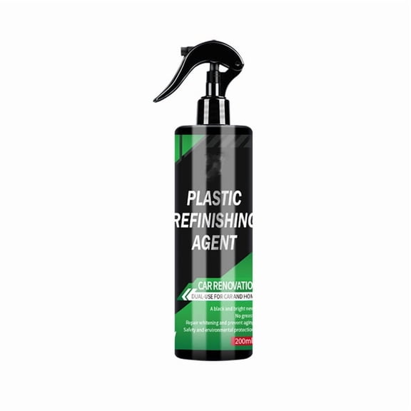 YAWUBT Car Plastic Refinishing Spray 200ml Auto Plastic Parts Restoration Agent For Car Household Use