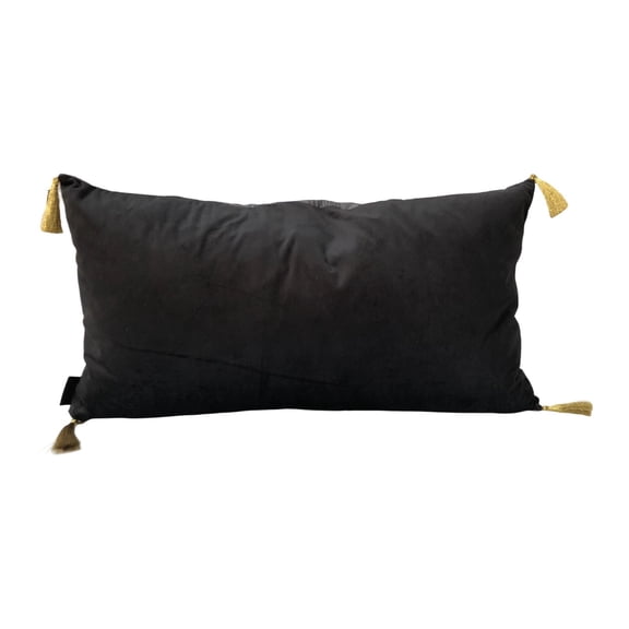 YAWUBT Celestial Sun Lumbar Throw Pillow With Tassels Gothic Halloween Decor Cushion