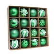 thumbnail image 1 of YAWUBT Christmas Balls Ornaments Set, Glittering Tree Hanging Christmas Decorations, Xmas Shatterproof Indoor Decor for Tree Wreath Holidays Wedding Party 16Pcs, 1 of 7