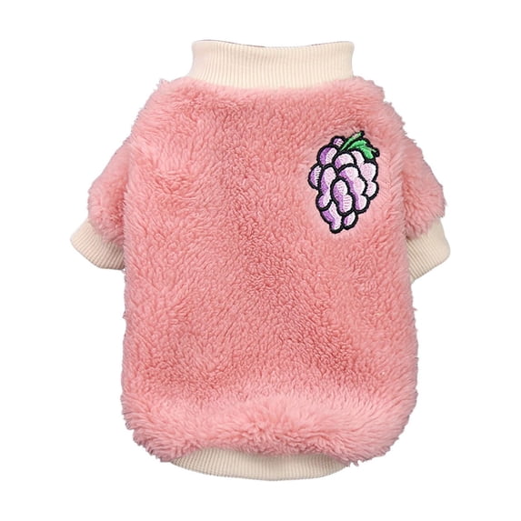 YAWUBT Dog Sweaters for Small Dogs Girl Boy, Plush Fleece Dog Sweater, Winter Fleece Dog Clothes, Cute Warm Puppy Clothes, Soft Pet Clothes for Cat Kitten Teacup Yorkie Chihuahua