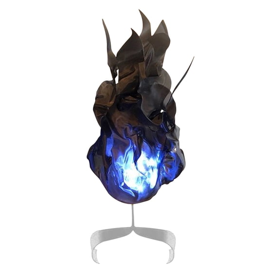 YAWUBT Floating Fireball Halloween Prop, Fake Flame Light, Hands-Free Illusion for Costume, Haunted House Decor, Halloween Home Decoration Luminous Floating Exquisite Ornaments