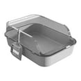 thumbnail image 1 of YAWUBT Generic Cat Litter Box Open Top Pet Litter Tray Easy to Clean Kitty Litter Pan Semi Enclosed Kitten Potty Toilet for Small Medium Large Cats Rabbit, 1 of 2