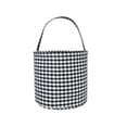 thumbnail image 1 of YAWUBT Personalized Halloween Basket,Halloween Plaid Basket ,Trick or Treat Bags Candy Bucket, Reusable Snack Grocery Bags with Handles, Buckets for Halloween Party Favor, 1 of 5