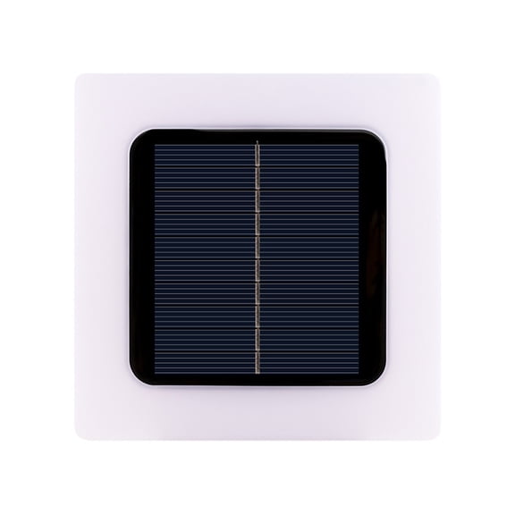 YAWUBT Square Solar Deck Lights, Solar Buried Light Outdoor Garden Light , LED Outdoor Step Lamp, Waterproof, for Courtyard, Garden, Villa, Landscape Decor