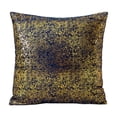 thumbnail image 1 of YAWUBT Throw Pillow Cover Both Sides Sparkle Gold Foil Print, Decor Soft Velvet Hidden Zipper Closure Accent Pillow Cushion Case for Bedroom, Living Room, Sofa, Square, 1 of 5