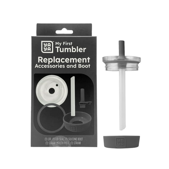 YAYA My First Travel Tumbler Replacement Accessories for Toddlers, Black