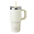 thumbnail image 1 of YAYA My First Travel Tumbler for Toddlers 3+ with Reusable Straw and Spill-Safe Lid, 12oz, Cream, 1 of 8