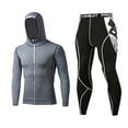 thumbnail image 1 of YAYUBA 2 Pack Thermal Underwear Long Johns for Men Fleece Lined Base Layer Tops and Bottoms Set Cold Weather Winter Gear, 1 of 9