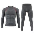 thumbnail image 1 of YAYUBA 2 Set Men's Thermal Underwear Long Johns with Lined, Thermals for Men Base Layer Cold Weather Top Bottom, 1 of 4