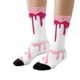 thumbnail image 1 of YAYUBA Kids Socks Novelty Funny Crew Ice Cream Socks for 7-12 Years Boys Girls Running Cycling, 1 of 5