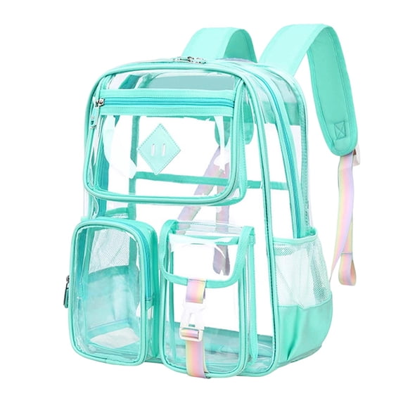 YAYUBA Back To School Backpack Transparent Large Capacity Backpack for Elementary And Middle 8 15