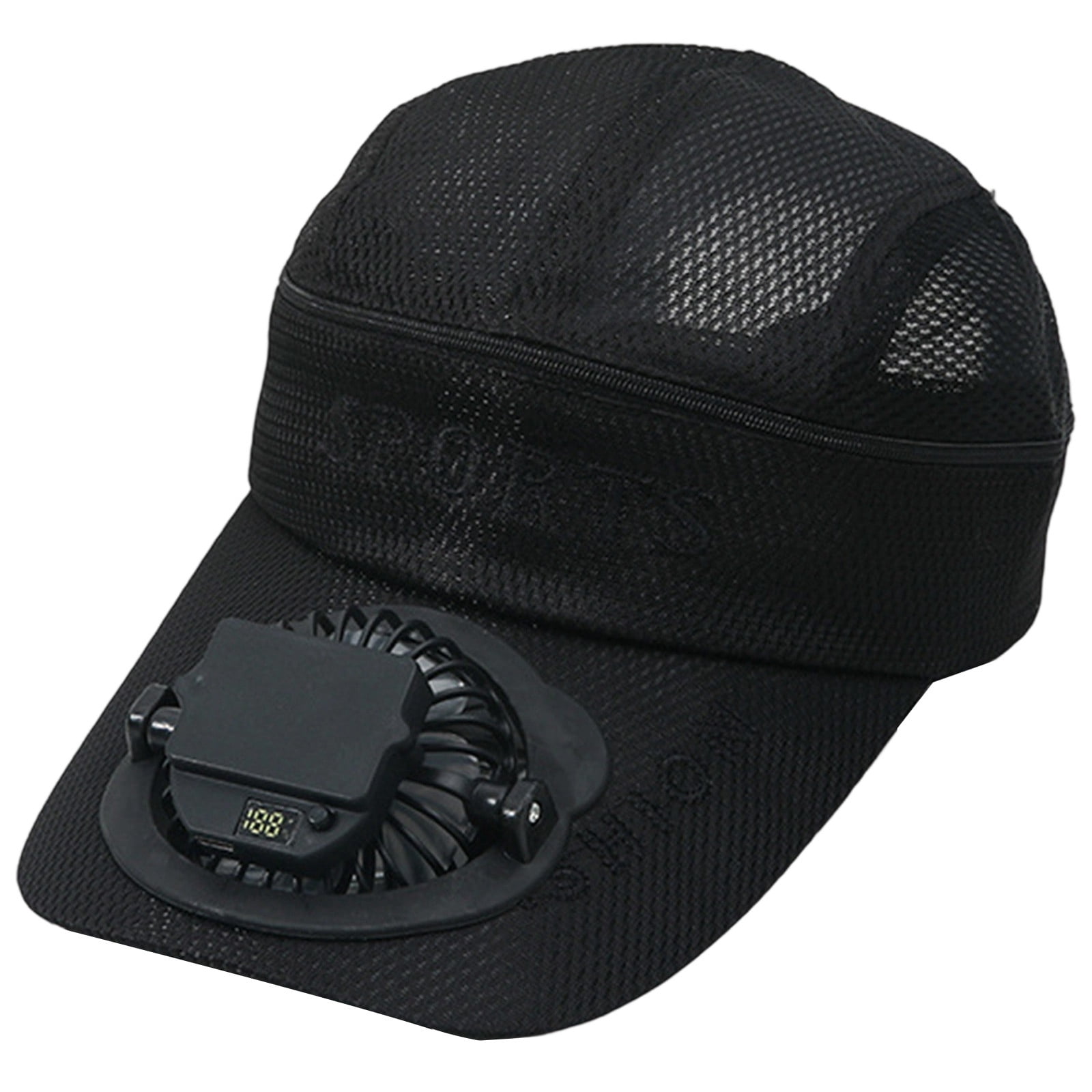 YAYUBA Baseball Cap Built In USB Solar Fan Power Supply Men Women's Fan ...