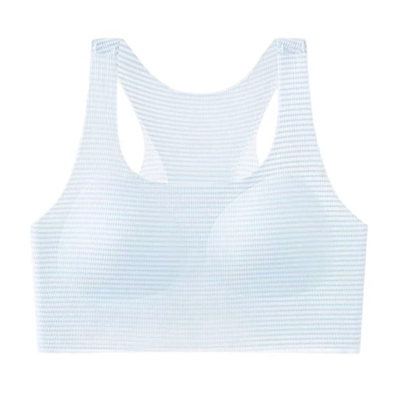 YAYUBA Bras for Girls 9-10,Girls Sports Bras Seamless Racerback Training Bras Yoga Athletic Casual Tops Scoop Neck Padded Crop