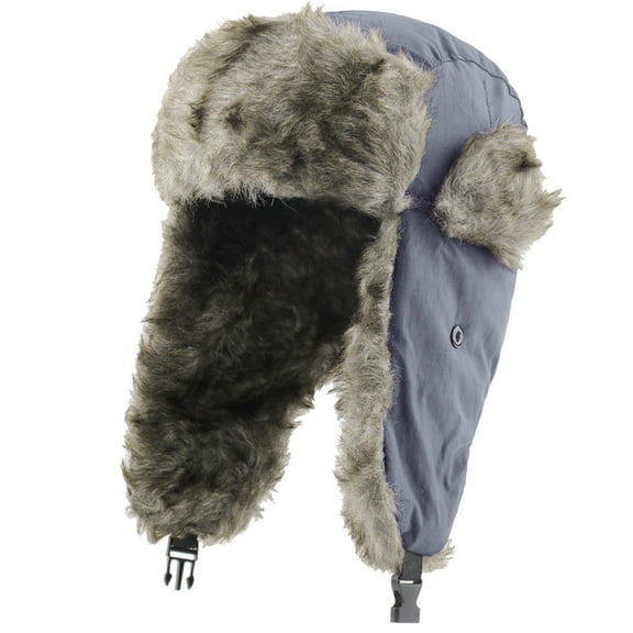 YAYUBA Cold Weather Trapper Hat Warm Sherpa Winter Hats for Men Windproof Earflap Cap Hunting Ski Outdoor Hat Head Warmer