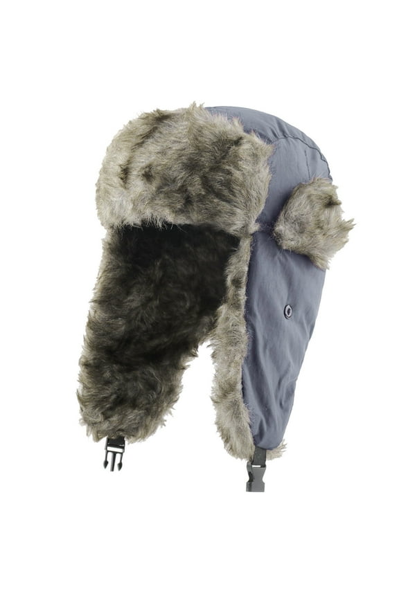 Cold Weather Trapper Hat Warm Sherpa Winter Hats for Men Windproof Earflap Cap Hunting Ski Outdoor Hat Head Warmer