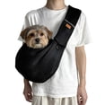 thumbnail image 1 of YAYUBA Dog Carrier Cat Carrier Pet Sling Bag Small Dog Pouch Bag Hands-Free Crossbody Pet Carrier for Puppies Cat,Black, 1 of 2