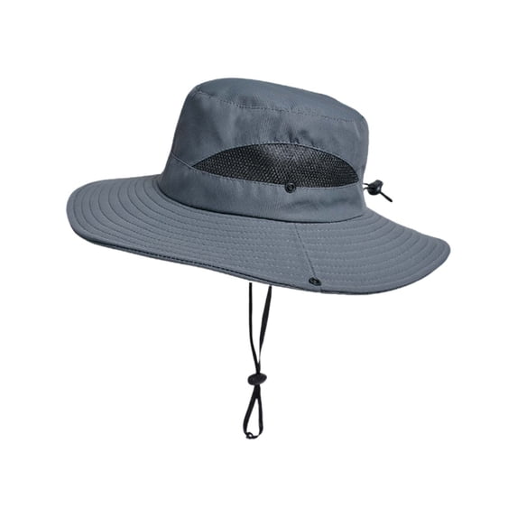 YAYUBA Fisherman's Hat Outdoor And Sun Hat Mountaineering And Fishing Sun Hat Cycling Sun Hat Sun Hat,Dark Gray