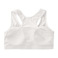 thumbnail image 1 of YAYUBA Girls Bras for Kids,Girls Sports Bra with Removable Pads 7-8 8-10 10-12 Cotton Wireless Training Bras for Girls Crop Vest, 1 of 5