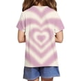 thumbnail image 1 of YAYUBA Girls Oversized T Shirts Size 8 Solid Color Round Neck Back To School T Shirt Fashion Vacation Tops Preppy T-Shirts Toddler To Big Kid Sizes, 1-2 Years, Beige, 1 of 7