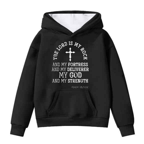 YAYUBA Hoodies for Girls Christian Faith Jesus Faith Sweatshirts Vintage Soft Hoodie Print Pullover