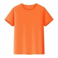 thumbnail image 1 of YAYUBA Men’s Mesh Short Sleeve Quick Dry Moisture Wicking Active Crew Neck T Shirt - Athletic Running Gym Workout Tee Tops (3XL, Orange), 1 of 7