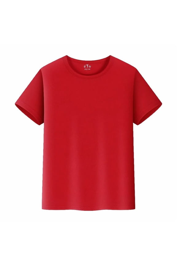 Men’s Mesh Short Sleeve Quick Dry Moisture Wicking Active Crew Neck T Shirt - Athletic Running Gym Workout Tee Tops (S, Red)