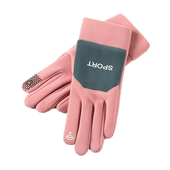 YAYUBA Men's Mittens Knitted Gloves Men's Warm Winter Gloves Fleece Ski Gloves Men Winter Cotton Gloves Thermal Gloves Men Camping Outdoor Cycling
