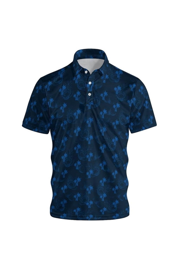 Men's Polo Shirts Short Sleeve Basic Tee Button Collar Crew Neck Big and Tall Casual Contrast Color Polo Shirt Quick Dry Lightweight Oversized Golf Tee Shirt
