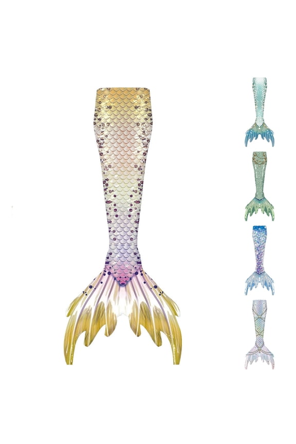 Mermaid Tails for Swimming, Mermaid Swimsuit Costume Set Bathing Suits for Adult & Teen Sizes Beach Vacation 2026