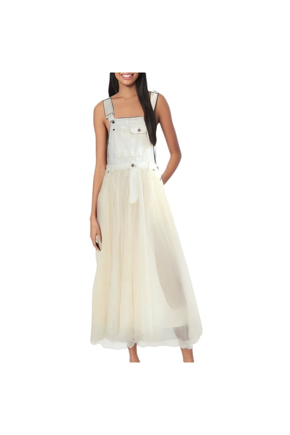 Party Dresses for Women Casual Dress Elegant Square Neck Long Sleeveless Mesh Layered Maxi DressParty Vacation And Outings Beach Vacation Clothes for Women