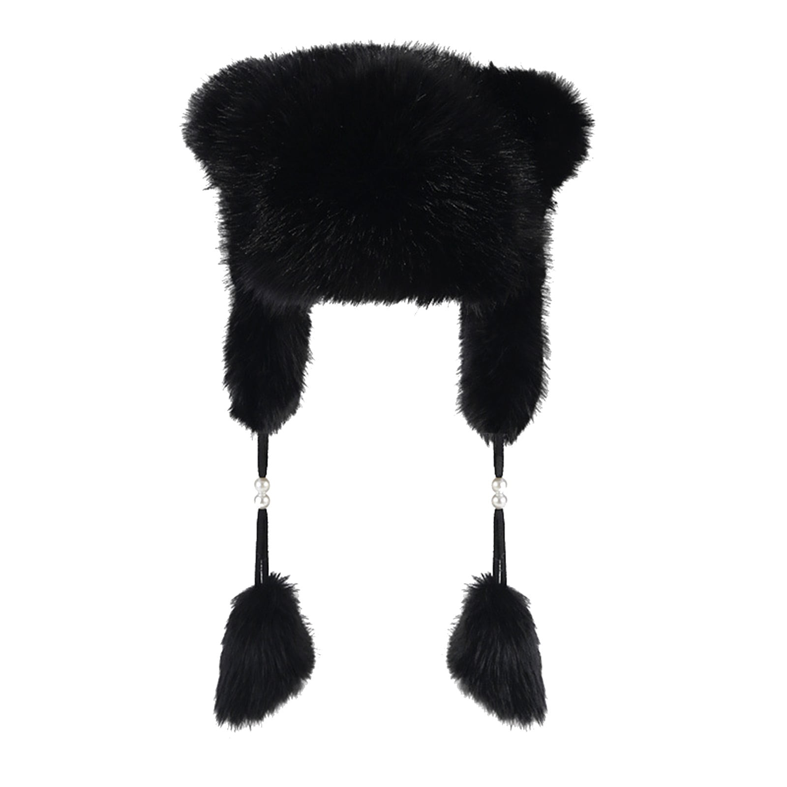 Cute Bear Ear Trapper Hat - Winter Warm Ear Protection Hat For Teens & Adults