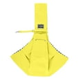 thumbnail image 1 of YAYUBA Small Dog Carrier Sling Dog Sling Carrier for Small Dogs Puppies Cats, Big Pouch Safety Leash Pet Sling Carrier for Walking Outdoor Travel,Yellow, 1 of 3