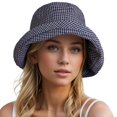 thumbnail image 1 of YAYUBA Stylish Sun Hats for Women Men Breathable Lightweight Outdoor Summer Beach Travel Gardening Casual Wear Comfortable Adjustable,Blue, 1 of 4