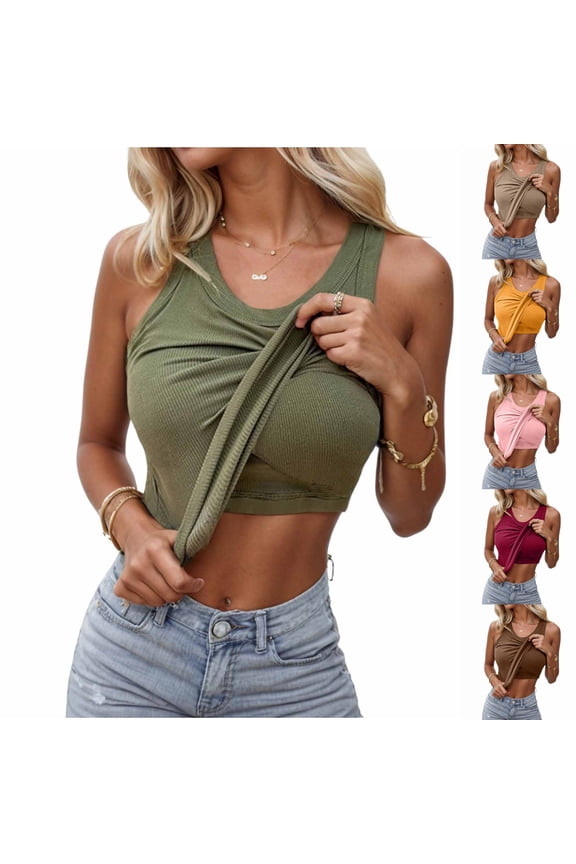 Tank Tops With Built In Bras Camisole Tops for Women Shelf Bra Camisoles Tank Tops Basic Layer Camisole Yoga Cami Shirts