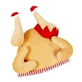 thumbnail image 1 of YAYUBA Thanksgiving Roasted Turkey Hat, Plush Turkey Cap for Kids Women and Men Thanksgiving Party Cosplay Costume Dress Up Party, 1 of 3