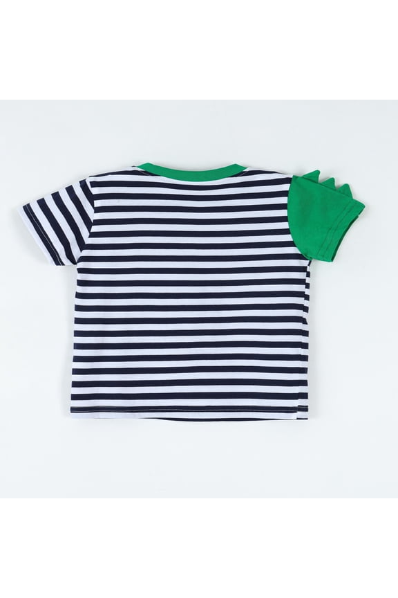 Toddler Tshirts Boys 6t Crew Neck Letter Print Back To School Shirt Soft Funny Tees Preppy Clothes for Boy Size, 2-3 Years, Dark Blue