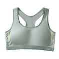 thumbnail image 1 of YAYUBA Training Bras for Girls 8-10,Girls Sports Bras Seamless Racerback Training Bras Yoga Athletic Casual Tops Scoop Neck Padded Crop, 1 of 9