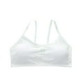 thumbnail image 1 of YAYUBA Training Bras for Girls 8-10,Sport Cami Bras Cotton for Girls Training Bras 10-16 with Adjustable Straps Fixed Pads, 1 of 6