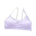 thumbnail image 1 of YAYUBA Training Bras for Girls 8-10,Sport Cami Bras Cotton for Girls Training Bras 10-16 with Adjustable Straps Fixed Pads, 1 of 6