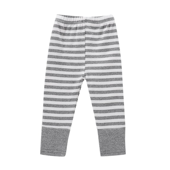 YAYUBA Unisex Baby Pants Cotton Bottoms for Baby Boy and Girls 0-24Months, Grey, 0-6 Months