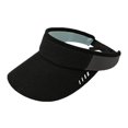 thumbnail image 1 of YAYUBA Wide Brim Running Sports Visor Breathable Visor Cap for Men Women Elastic Sun Visor Summer Hat,Black, 1 of 2
