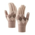 thumbnail image 1 of YAYUBA Winter Gloves Men,Winter Ski Gloves with for Men and Women Outdoor Cycling Windproof Cold Weather Warm Touchscreen Finger,Khaki, 1 of 5