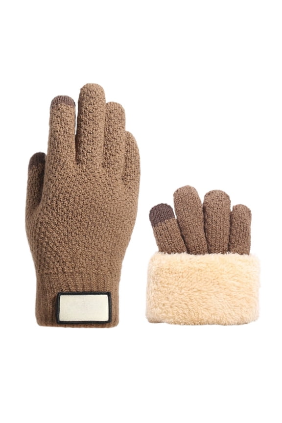 Winter Touchscreen Wool Gloves: 100% Merino Wool Gloves for Women Men Cold Weather Thermal Warm Knit Lined,Coffee