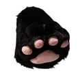thumbnail image 1 of YAYUBA Women's Fur Cat Paw Boots Winter Plush Halloween Booties, 1 of 3